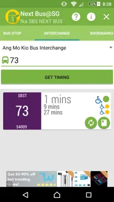 Next Bus@SG android App screenshot 3