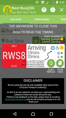 Next Bus@SG android App screenshot 4