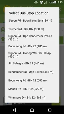 Next Bus@SG android App screenshot 6